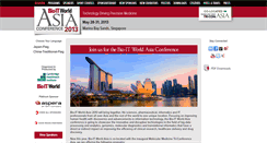 Desktop Screenshot of bio-itworldasia.com
